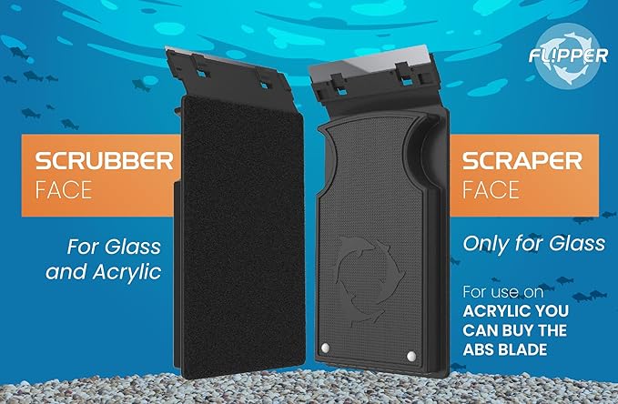 FL!PPER Flipper Magnetic Aquarium Glass Cleaner & Fish Tank Accessories | Effortless Algae Remover for Fish Tank (Max)