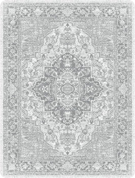 nunubaby Washable Pee Pads for Dogs, Stylish, Non-Slip and Leak-Proof Pee Pads. Reusable Potty Pads for Dogs for Crates and Floors.(Gray/Geo, 18" x24")