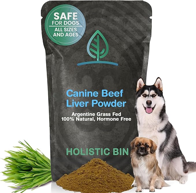 Holistic Bin Canine Beef Liver – Gut Health, Wellness Protection, Energy, Vitality, and Shiny Coat – Superfood for Dogs – Rich in Nutrients, Vitamins & Minerals – 50 Grams
