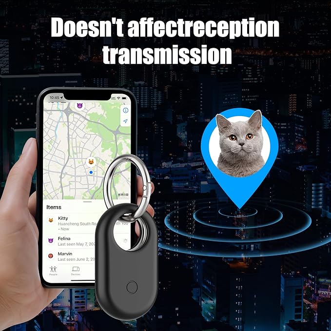 for Samsung SmartTag2 Case, [4 Pack] Silicone Holder for Galaxy Smart tag 2 Keychain Full Body Shockproof, Anti-Scratch for Backpacks, Car Keys, Dog Collars, 2Black/2White