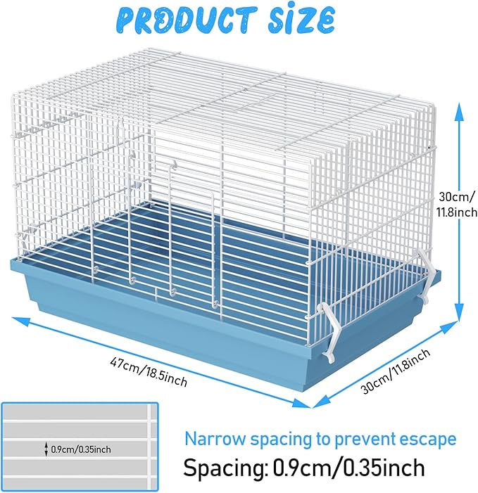Hamster cage for Hamsters, Gerbils, mice, Rats, Small Guinea Pigs and Other Small Animals.