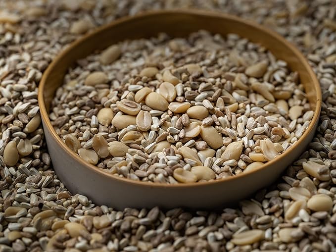 Flying Colors Premium Organic Wild Bird Seed | Pine Plains Original for Outside Feeders | 100% USDA Organic | No Fillers, No Pesticides | Sunflower, Peanut, Safflower | 3 Gallon