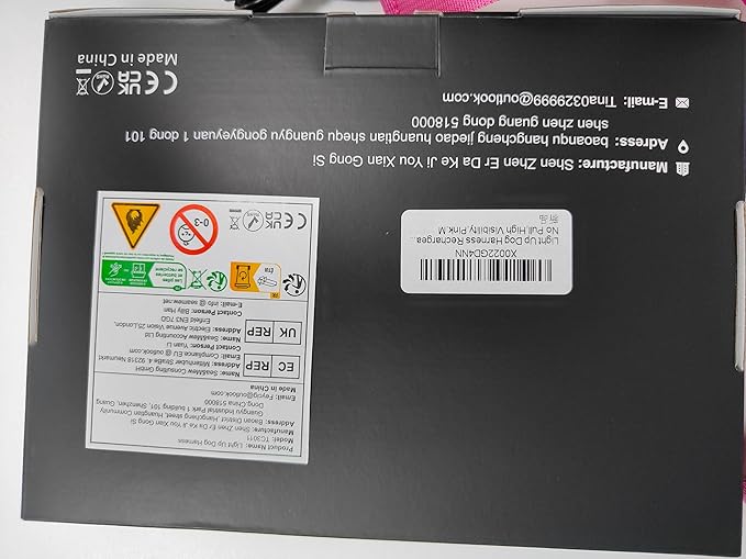 Light Up Dog Harness,No Pull Led Dog Harness Rechargeable, Reflective Lighted Safety Vest for Small Medium Large Dogs,High Visibility,4 Point Adjustable,Breathable Soft Mesh,Black,S