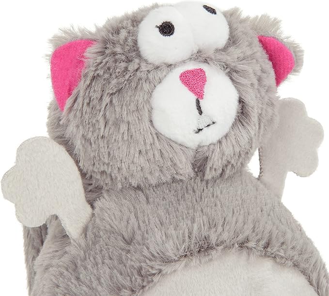 goDog Action Plush Squirrel Animated Squeaky Dog Toy, Chew Guard Technology - Gray, One Size