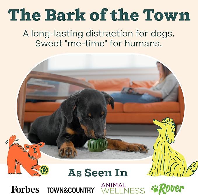 WOOF Starter Pack - Interactive Dog Toys for Boredom - Dog Treat Molds Silicone - Chicken-Flavored Healthy Treats for Dogs - Pupsicle Doggy Enrichment Toy - for XL Pups - 25-75 lbs