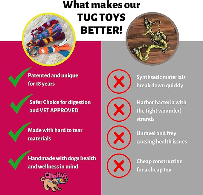 Chelsy's Toys 3-in-1 Enrichment Tube for Dogs - Tug Toy, Treat Dispenser & Snuffle Ball | Durable Rope Dog Toy | Interactive Dog Treat Puzzle for Large Dogs & Puppies (Orange)