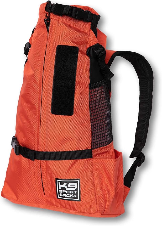 K9 Sport Sack Trainer - Small, Koral - Ideal for Dogs with 13-16” Back Length - Backpack-Style Training Carrier - Meant for Quick, Non-Strenuous Activities
