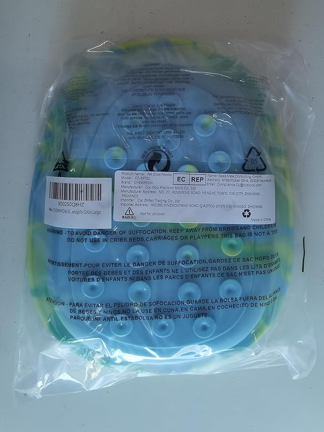 Interactive Dog&Cat Lick Mat Bowls, BPA-Free Silicone Dog Slow Feeder Bowl with Suction Cups, Non Slip Food Bowl for Dogs and Cats, Reduces Boredom and Anxiety, Dishwasher Safe, Green