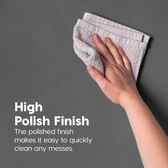 IRIS USA Pee Pad Holder - Extra-Small Sized Dog & Puppy Pee Pads, Secured Latches, Non-Skid Feet, High Polish Finish for Easy Cleaning, Leak Protection, Fits 14"x17" Pad Puppy & Toy Breeds, Dark Grey