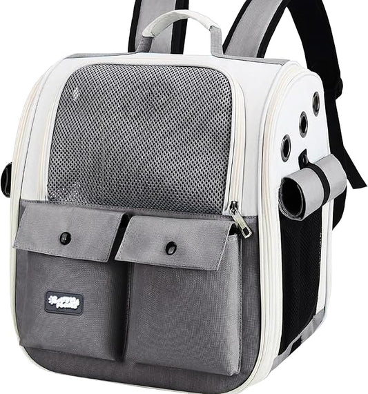 CMP – Cat Backpack Carrier – Airline Approved Dog Carrier for Small Dogs, Cats & Pets – Ventilated Backpack Pet Carrier for Travel, Hiking, Vet Trips – Soft Sided Puppy Carrier Bag with Padded Straps