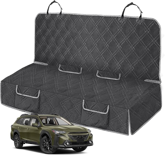 Dog Car Seat Cover Compatible with Subaru Outback 2014-2024 2025, Waterproof Pet Bench Seat Cover for Back Seat, 600D Heavy Duty Scratch Proof Nonslip Truck Seat Covers for Dogs