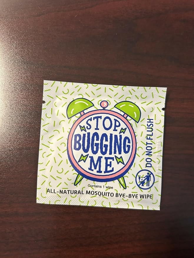 LA Fresh DEET Free Natural Mosquito Repellent Wipes - Long Lasting Bug Repellant - Pack of 200