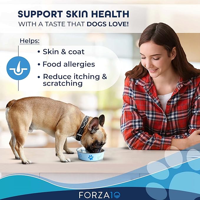Forza10 Dermo Allergy Dog Food for Allergies and Itching, Fish Flavor Dry Dog Food for Skin Allergies and Sensitive Stomach for Adult Dogs All Breeds, 22 Pounds