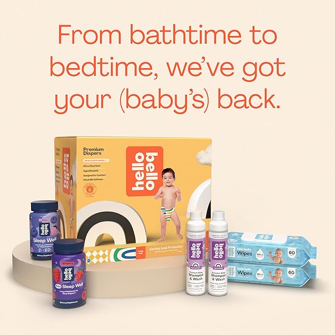 Hello Bello Premium Baby Diapers Size 4, 21 Count of Disposable, Extra-Absorbent, Hypoallergenic Baby Diapers with Snug and Comfort Fit, Sleepy Sloth