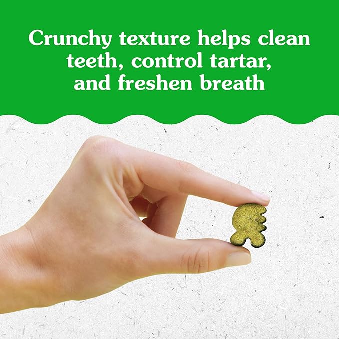 Greenies Feline Adult Dental Cat Treats, Savory Salmon Flavor, 9.75 oz. Tub