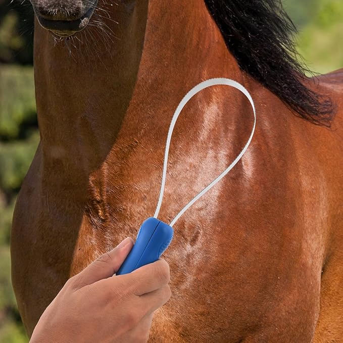 Dual-Sided Dog Shedding Blade - Stainless Steel Grooming Blade for Thick Coats Shedding Blade Horse Brush Scraper Double - sided serrated itching - relieving rake for cattle and horse hair