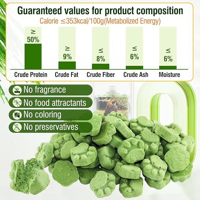 Freezed Drying Cat Grass Treats, Cat Grass Teething Sticks Cats Snacks for Hairball Removal and Dental Care