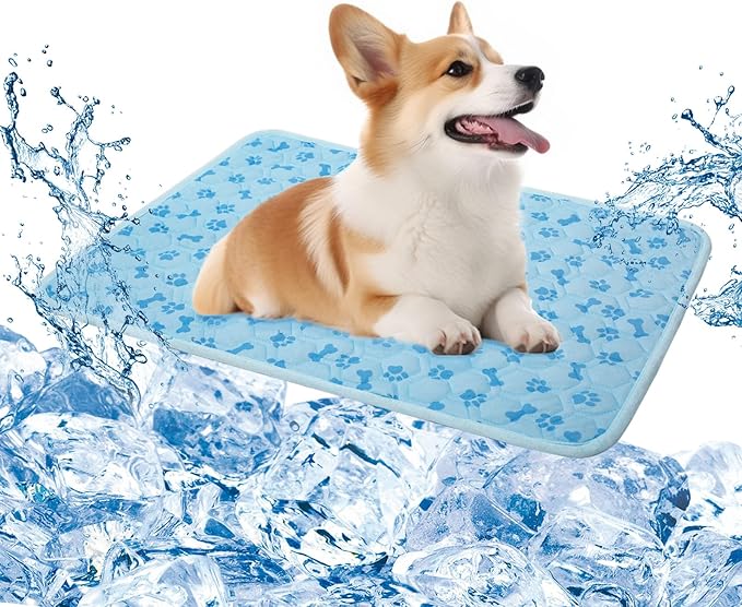 Dog Cooling Mat, Pet Cooling Mat for Dogs and Cats, Portable Summer Dog Cool Pad,Cool Bed for Pets, Premium Pet Cool Blanket for Summer