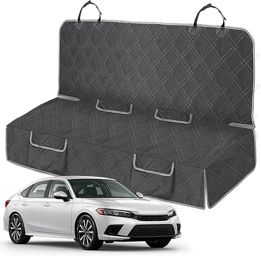 Dog Car Seat Cover Compatible with Honda Civic 2012-2025, Waterproof Pet Bench Seat Cover for Back Seat, 600D Heavy Duty Scratch Proof Nonslip Truck Seat Covers for Dogs