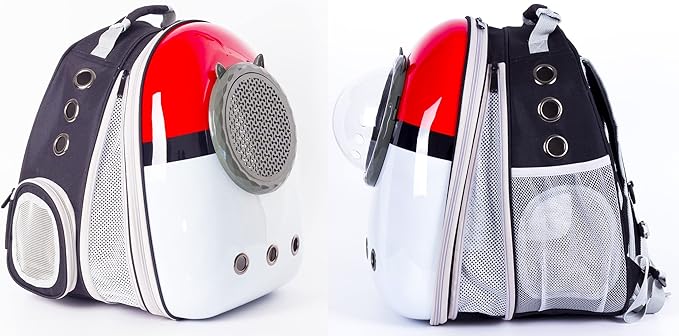 Front Expandable Cat Backpack Carrier, Large Cat Backpack Fits Up to 20 lbs, Backpack for Cats Kitten Small Puppy, Airline Approved Cat Bubble Backpack, Space Capsule Astronaut Backpack Carrier