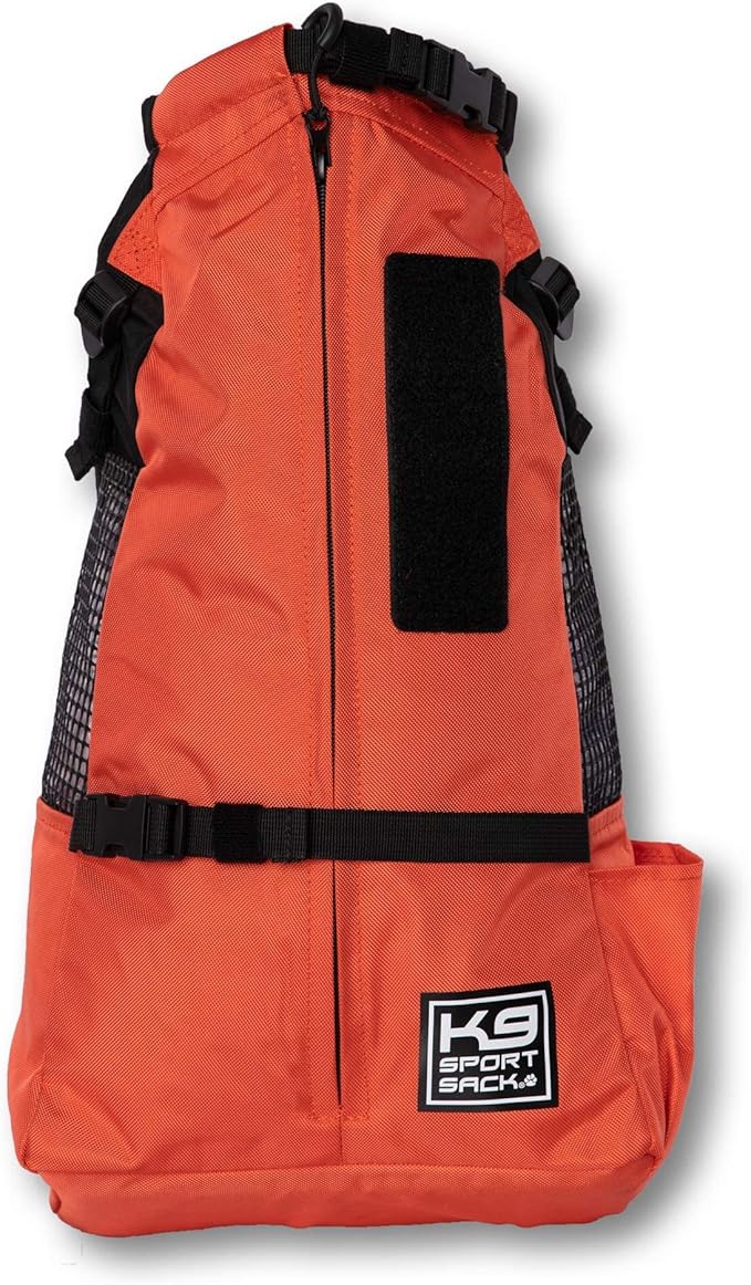 K9 Sport Sack Trainer - Small, Koral - Ideal for Dogs with 13-16” Back Length - Backpack-Style Training Carrier - Meant for Quick, Non-Strenuous Activities