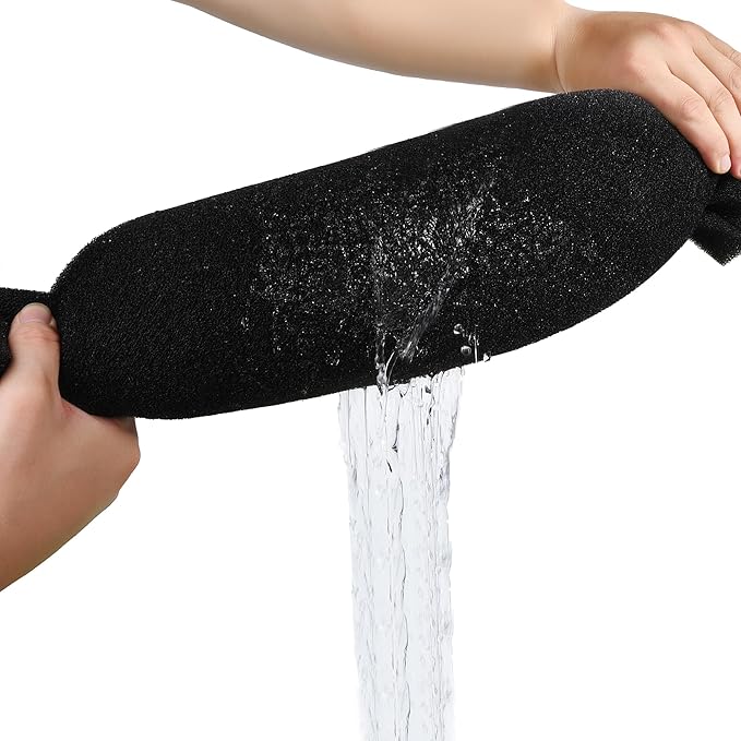 Hipanda 2 Pack Aquarium Bio Filter Sponge Pad 20"x20"x1",50PPI, Bio Filter Media Foam Pad Sponges, Cut-to-Size Open Cell Foam Sheet for Fish Tank