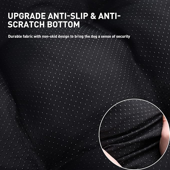 KSIIA Washable Dog Bed Deluxe Plush Dog Crate Beds Comfy Kennel Pad Anti-Slip Pet Sleeping Mat for Large, Jumbo, Medium, Small Dogs Breeds, 21" x 13", Dark Grey