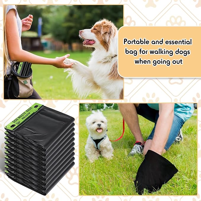 Ireer 7000 Pcs Header Bag Bulk Dog Pet Waste Bags Bulk Poop LeakProof Easy Single Pull Bags for Poop Dog Station Fit Hang Hole Dispenser Pet Waste Bag for Home Outdoor