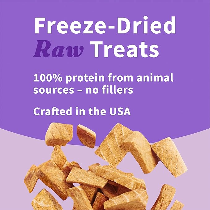 Halo Freeze Dried Raw Cat Treats, 100% Wild Caught Salmon Recipe, Cat Treats Pouch, All-Natural High Protien Treat, 1.6 Oz Pouch