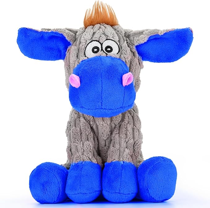 Squeaky Dog Toys, Plush Chew Toys for Dogs, Crinkle Interactive Squeaky Stuffed Dog Toy for Small Medium Large Breeds, Dog Toy to Keep Them Busy, Pet Toys for Dogs