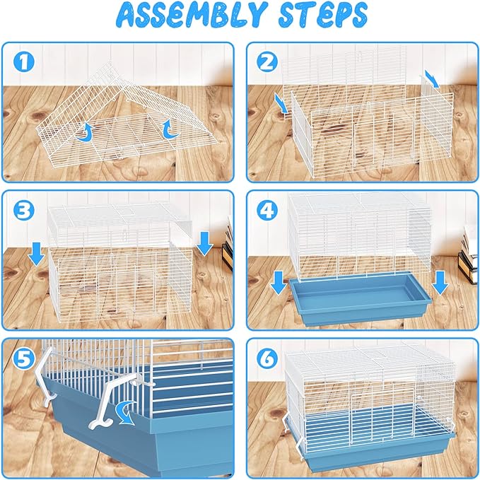 Hamster cage for Hamsters, Gerbils, mice, Rats, Small Guinea Pigs and Other Small Animals.