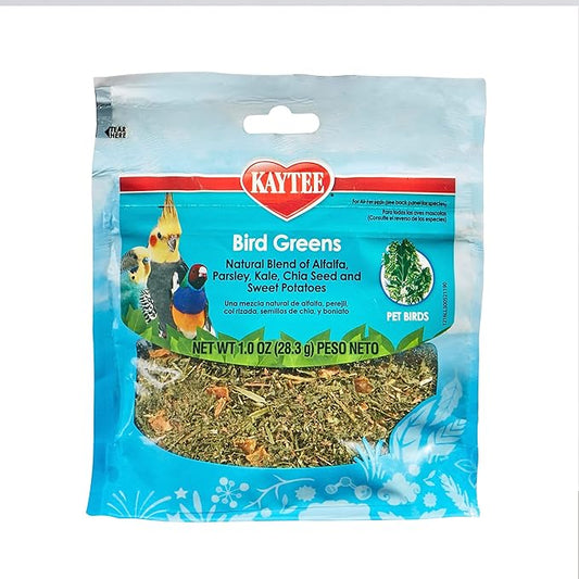 Kaytee Bird Greens Treat for All Pet Birds, 1 oz