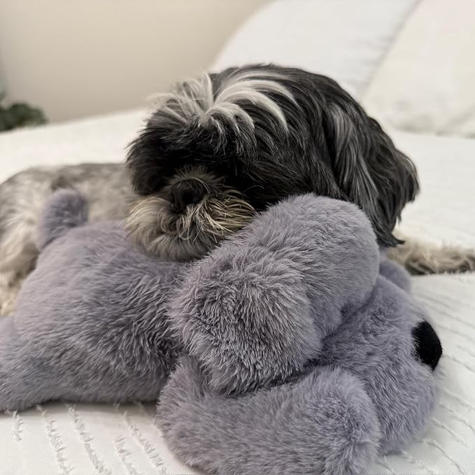 Original Snuggle Puppy Toys for Small Breeds - Heartbeat Puppy for Dogs - Pet Anxiety Relief and Calming Aid - Comfort Dog Toys for Behavioral Training