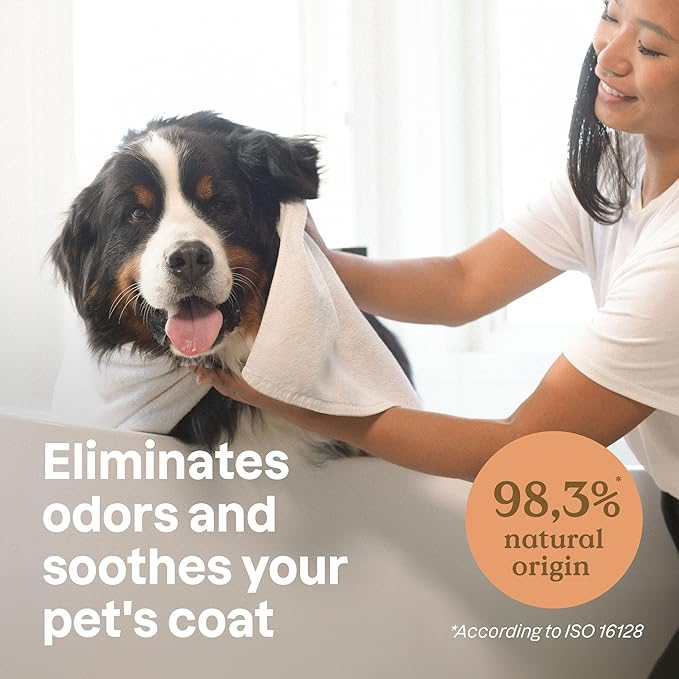 ATTITUDE Natural Itch Soothing Shampoo for Cat & Dog, Vegan and Cruelty-Free, Grooming Products, Lavender, 16 Fl Oz (Pack of 4)