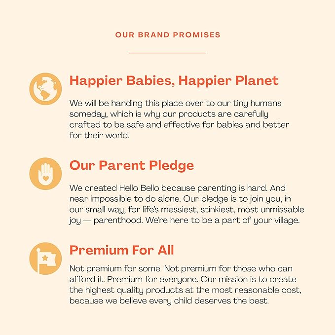 Hello Bello Premium Baby Diapers Size 5, 18 Count of Disposable, Extra-Absorbent, Hypoallergenic Baby Diapers with Snug and Comfort Fit, Sleepy Sloth