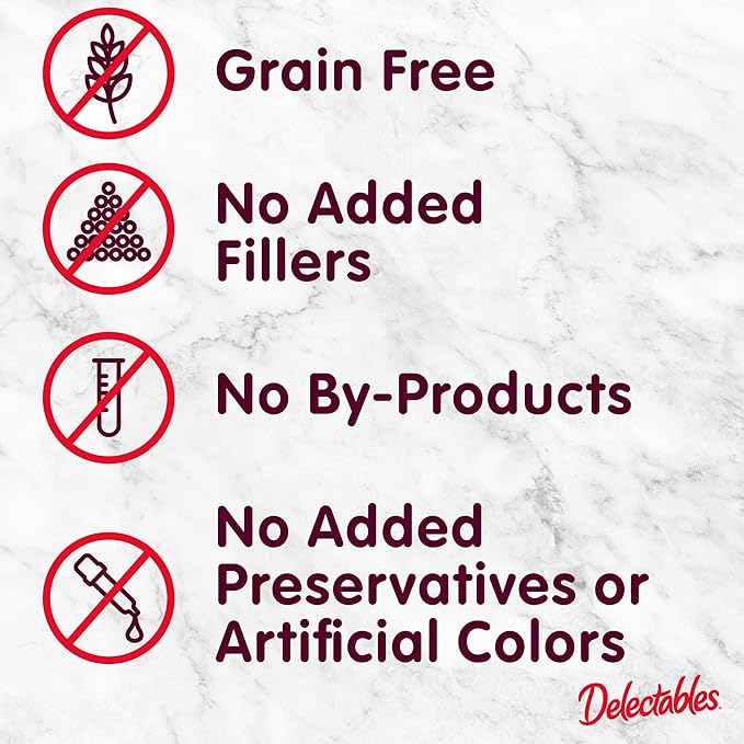 Hartz Delectables Squeeze Up Interactive Lickable Wet Cat Treats for Adult & Senior Cats, Senior Chicken, 32 Count