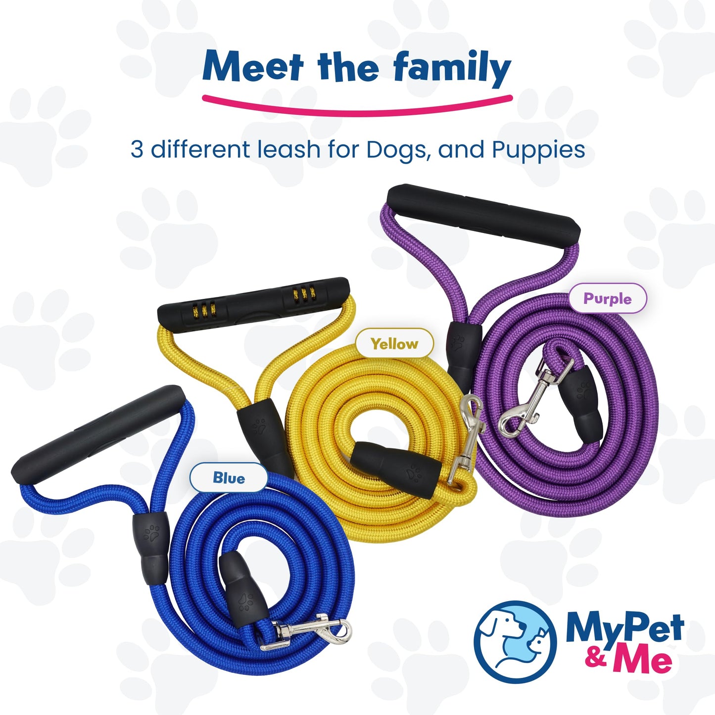 My Pet & Me - LED Dog Collar Light | Clip-On Pet Safety Light for Night Walks | Long-Lasting Glow for Enhanced Visibility | Circular LED Collar Light for Dogs & Cats