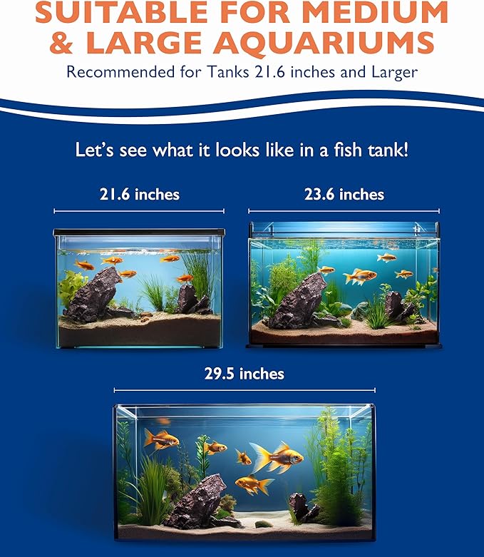 Large Aquarium Rock Decor – Natural Resin Rock Formation for Fish Tank, Ideal Aquarium Rocks Aquascaping Decor for Aquascaping & Tank Landscaping