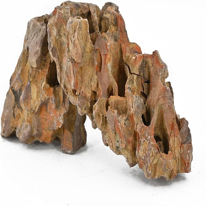 kecilke Natural Aquarium Rocks 2-4 inches Dragon Stone Rock for Aquariums, Landscaping Model,Tank Decoration, Amphibian Enclosures-Dragon Stones-5LB