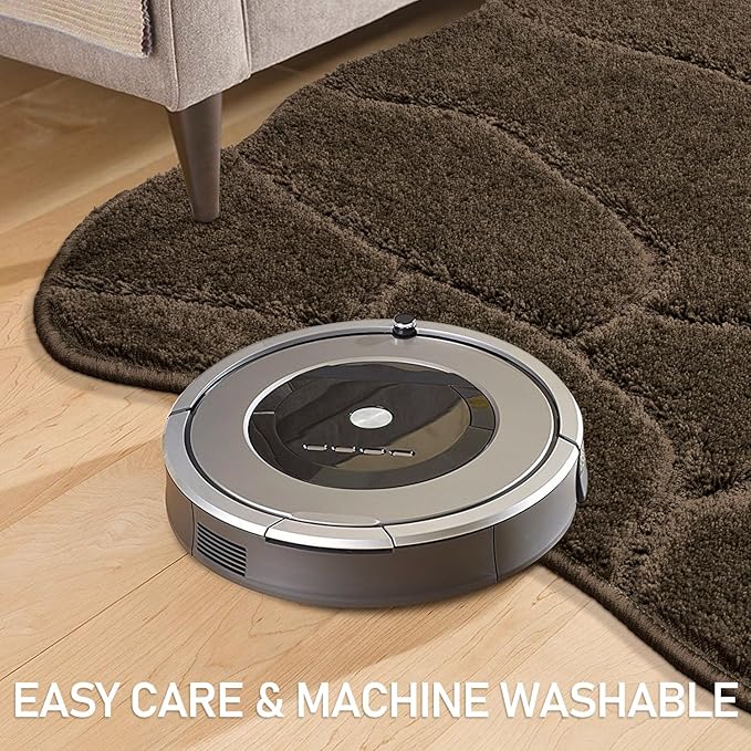 Large Dog Door Mat for Muddy Paws, 22x47 Absorbent Dirt Trapper Long Door Mat, Non-Slip Washable Mud Mat for Dogs, Polyester Microfiber Soft Pet Rug Mat for Entryway, Mud Dog Paws, Patio ( Latte)