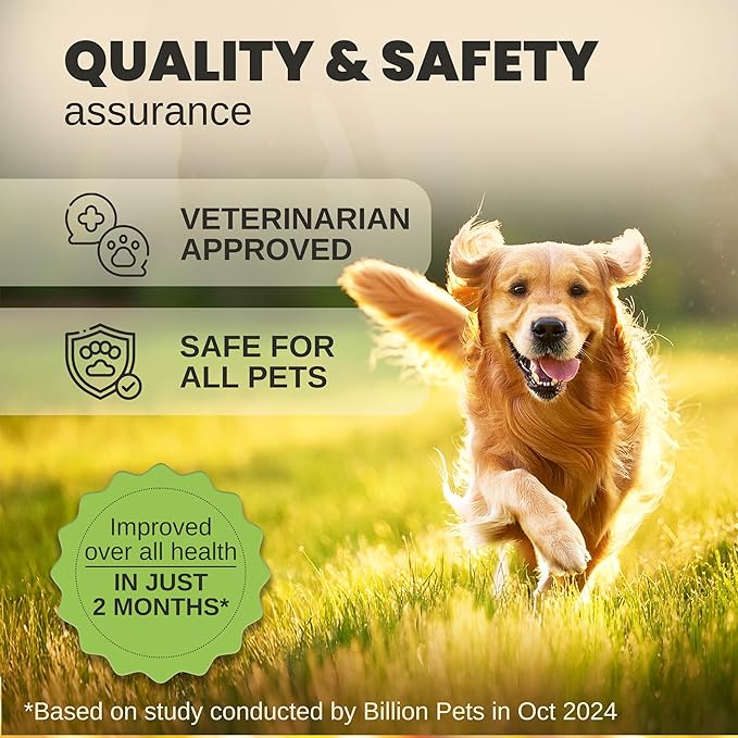 Hemp Oil for Dogs and Cats - Helps with Anxiety, Pain, Stress, Sleep, Arthritis, Seizures Relief - Hip and Joint Support - Calming Drops