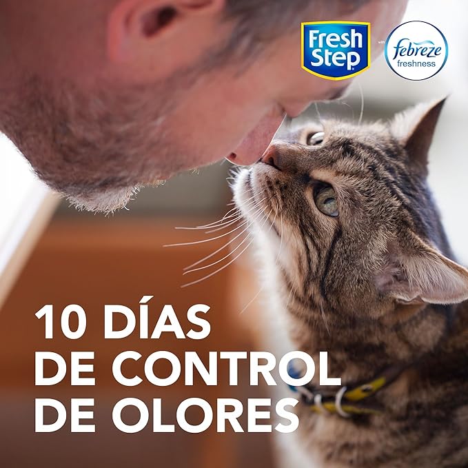 Fresh Step Extreme Clumping Litter with Febreze Freshness, Mountain Spring Scent Clumping Cat Litter with Guaranteed Odor Control, 14 lb. Box (Pack of 2)