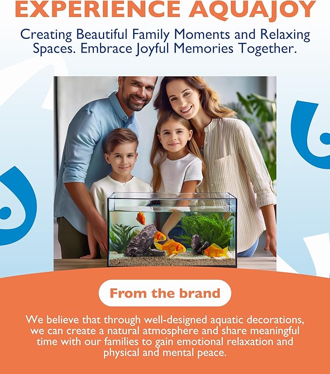 Large Aquarium Rock Decor – Natural Resin Rock Formation for Fish Tank, Ideal Aquarium Rocks Aquascaping Decor for Aquascaping & Tank Landscaping