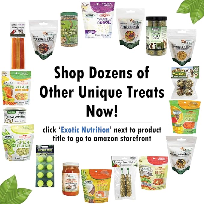 Island Blend Treat (18 lb.) - Healthy Natural Dried Diced Fruit Treat - Pineapple & Papaya - Sugar Gliders, Rats, Chinchillas, Ferrets, Parrots, Hamsters, Squirrels, Hedgehogs, Guinea Pigs, Small Pets