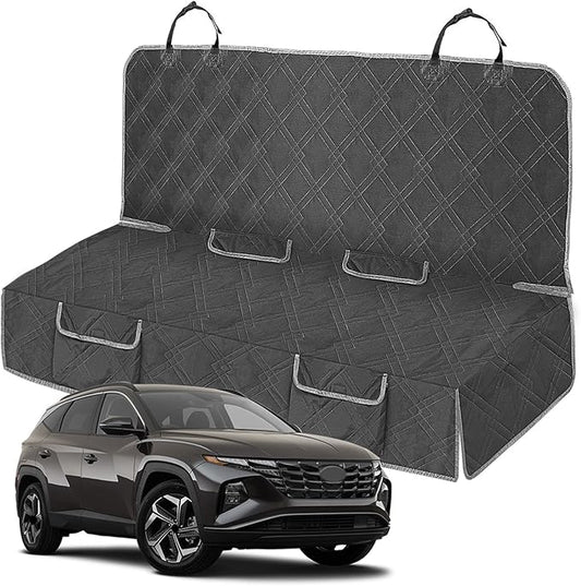 Dog Car Seat Cover Compatible with Hyundai Tucson 2010-2025, Waterproof Pet Bench Seat Cover for Back Seat, 600D Heavy Duty Scratch Proof Nonslip Truck Seat Covers for Dogs