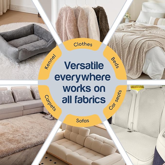 Upgraded Pet Hair Removal Gloves with 5-Finger Design,Reusable Electrostatic Mitts with Enhanced Grip, Quickly Remove Cat & Dog Hair from Sofas, Beds, Clothes, Carpets，1PCS