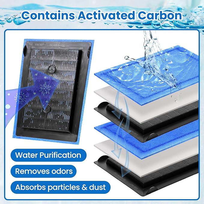 12 Pcs 10-20 Gallon Aquarium Filter Replacement for EZ-Change #2, Fish Tank Filter Cartridge for Aqua-Tech Brand 10 to 20 Power Filters for Healthier Fish