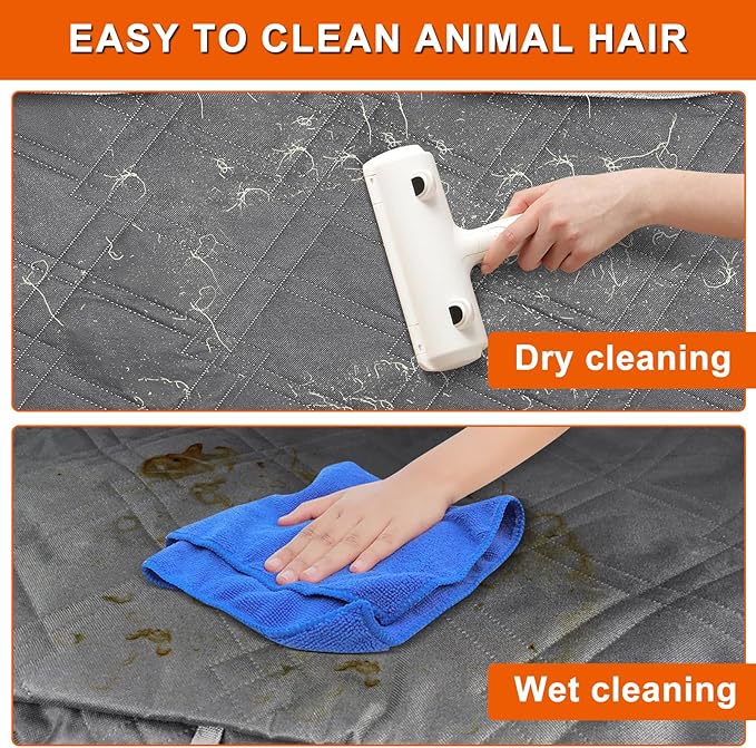 Dog Car Seat Cover Compatible with Honda Civic 2012-2025, Waterproof Pet Bench Seat Cover for Back Seat, 600D Heavy Duty Scratch Proof Nonslip Truck Seat Covers for Dogs