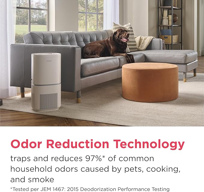 Frigidaire PureA300 XL HEPA Air Purifier with Wi-Fi for Large Rooms, Covers up to 1,685 Sq. Ft., 3-Stage Filtration, Energy Star Certification, Air Quality Monitoring, Smart Mode, Ultra Quiet, White