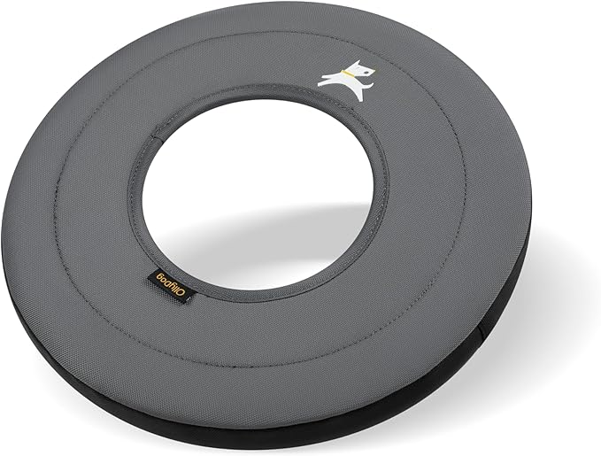 OllyDog Super Flyer | Durable Dog Frisbee | Soft & Lightweight Flying Disc | Gentle on Teeth & Gums | Water-Resistant Outdoor Toy (Castle Rock)